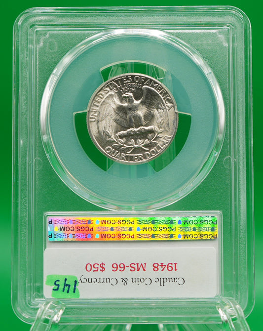 1948 Washington Quarter MS 66 PCGS (145)