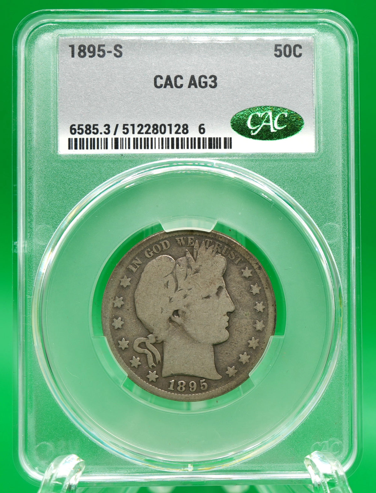 1895-S Barber Half AG 03 CAC (166)