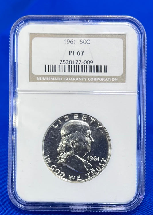 1961 50c Proof 67 NGC (2)