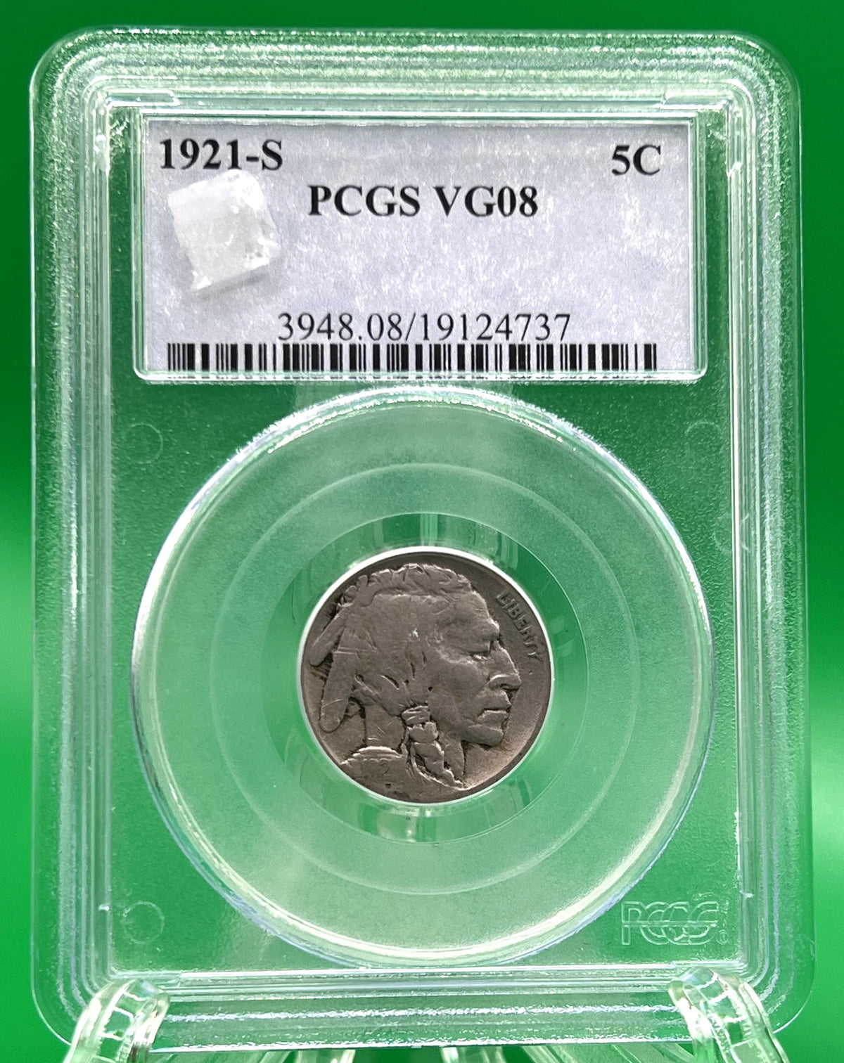 1921-S Buffalo Nickel VG 08 PCGS (119)