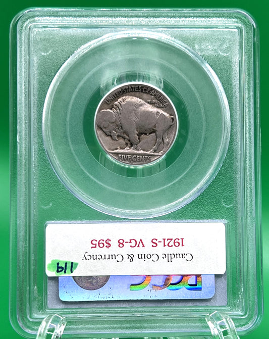 1921-S Buffalo Nickel VG 08 PCGS (119)