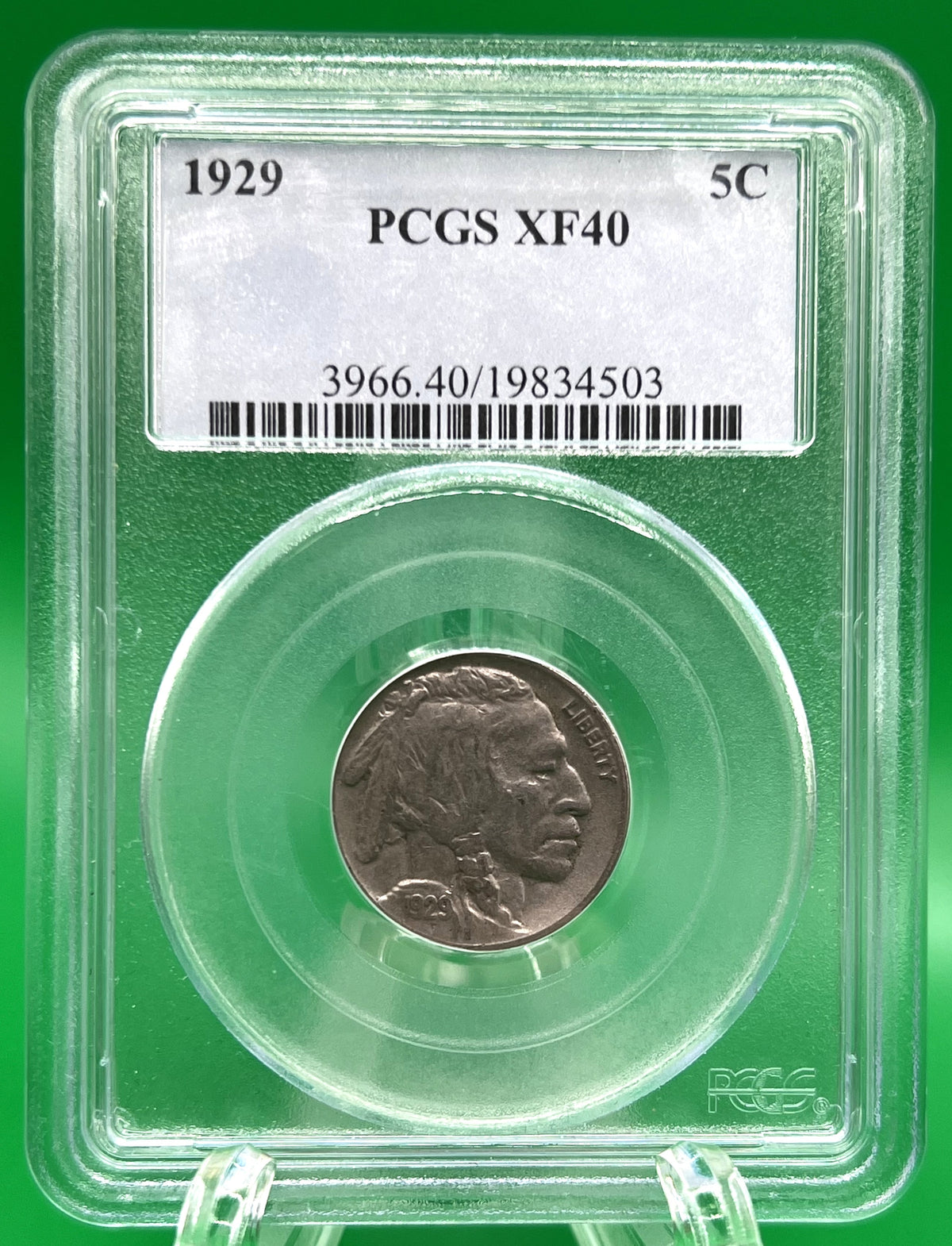 1929 Buffalo Nickel XF 40 PCGS (121)